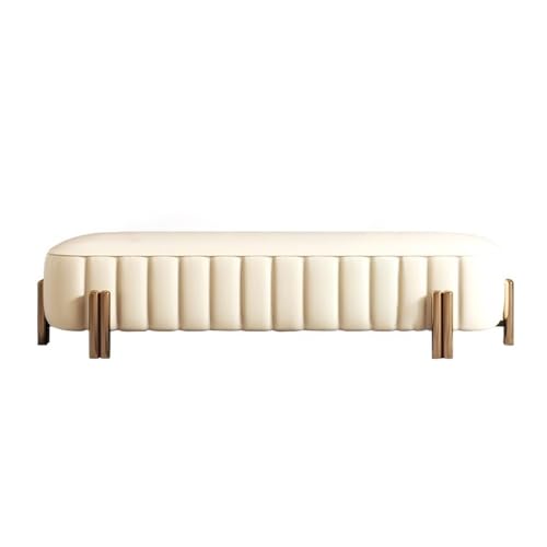 Luxury Leather Bed End Bench