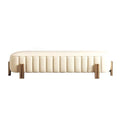 Luxury Leather Bed End Bench