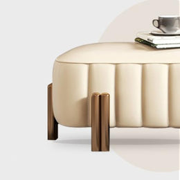 Luxury Leather Bed End Bench