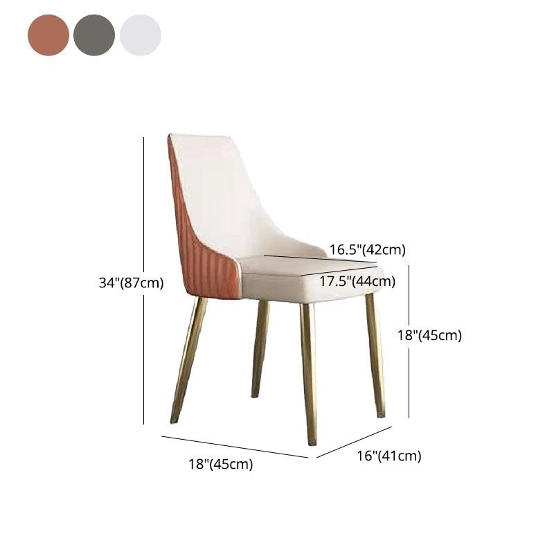 Scandinavian Leather Dining Chair