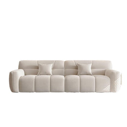 Cream Fabric Lounge Sofa Chair