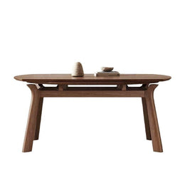 Solid Wood Retractable Dining Table
