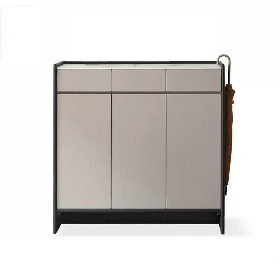 Solid Wood Entryway Shoe Cabinet