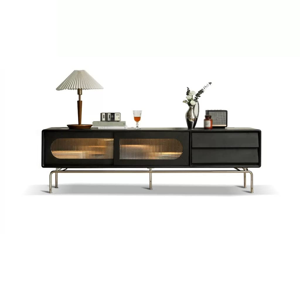 Retro TV Media Console Cabinet