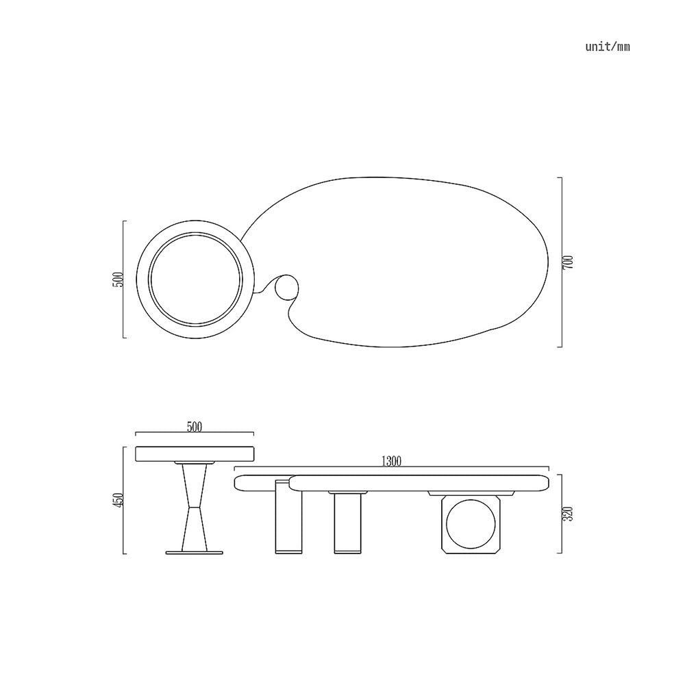 Minimalist Coffee Table Set