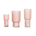 Transparent Frosted Glass Vase