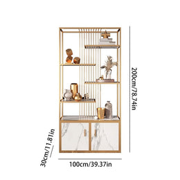 Metal Bookcase Storage Shelf