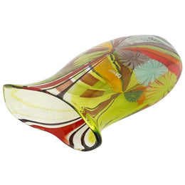 Glass Of Venice Battuto Murano Glass Vase - Morning Sun