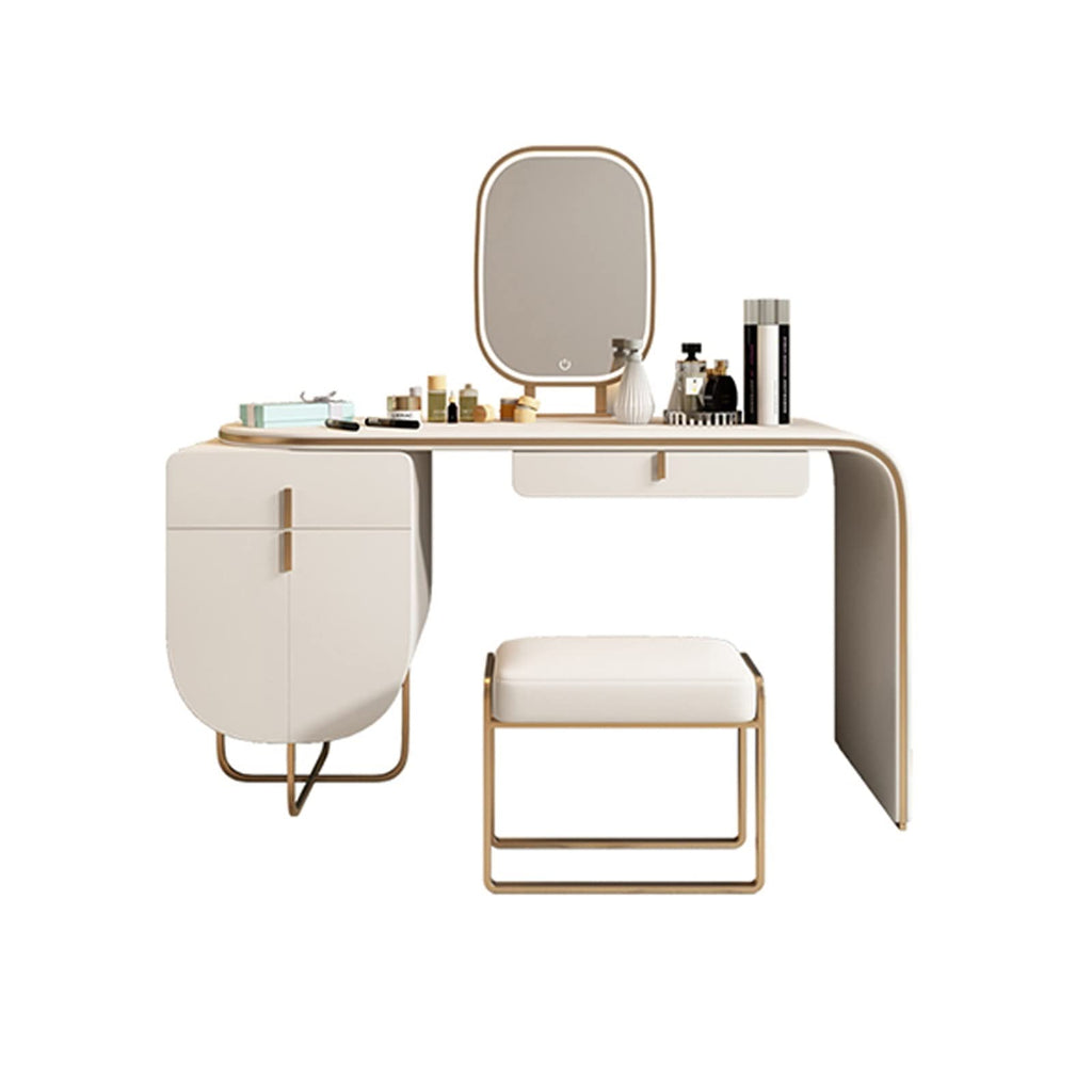 Modern Retractable Vanity Desk Set