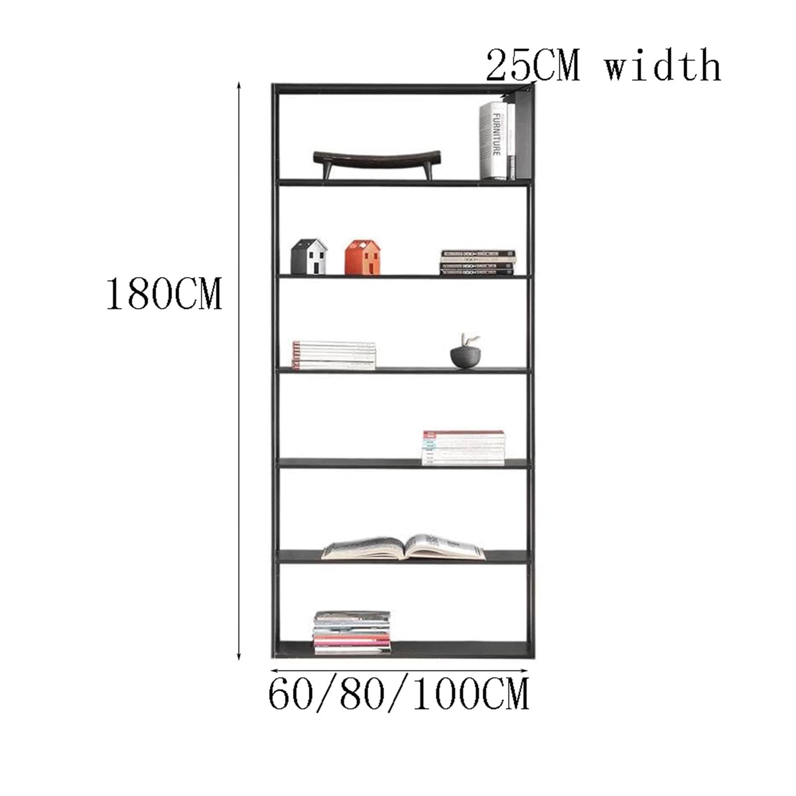 Metal Multi-Layer Bookcase Shelf