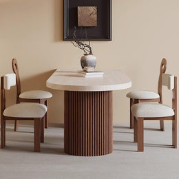 Retro Wooden Rectangular Dining Table