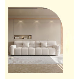 Cream Fabric Lounge Sofa Chair