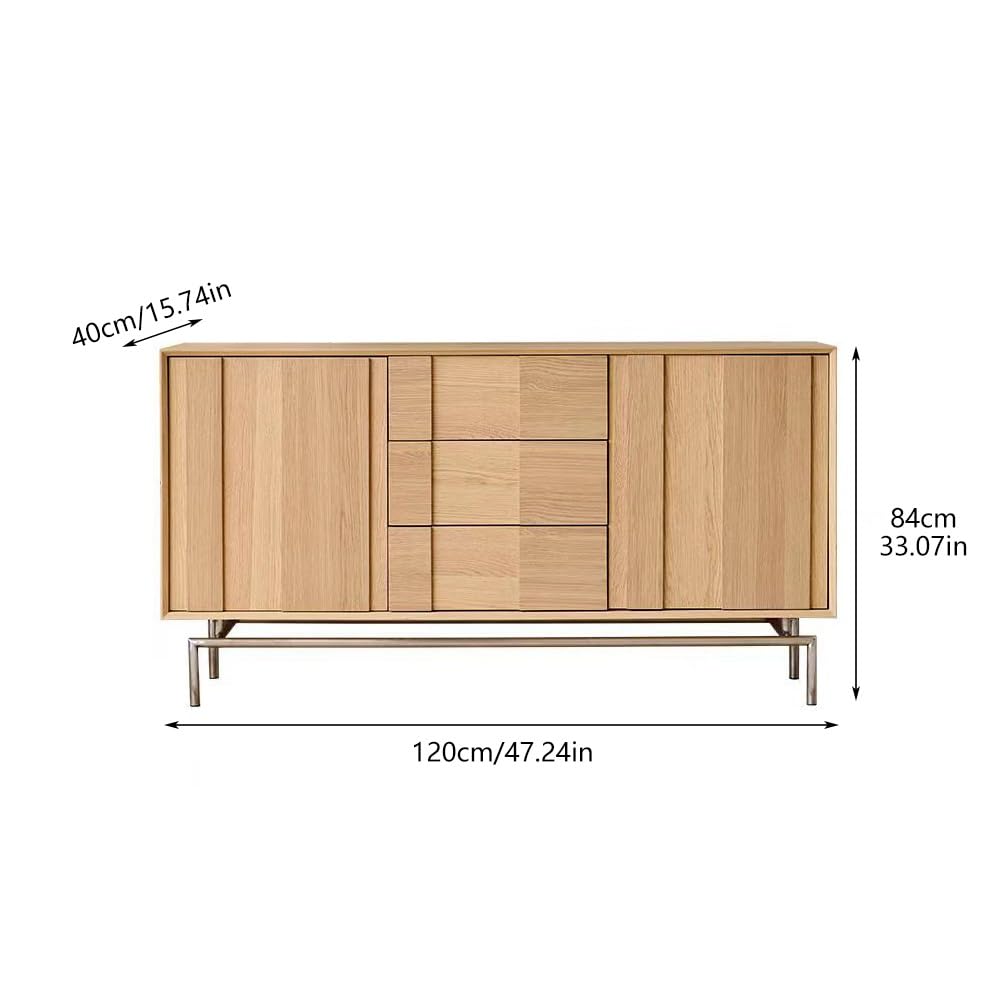 Modern Solid Wood Sideboard Cabinet