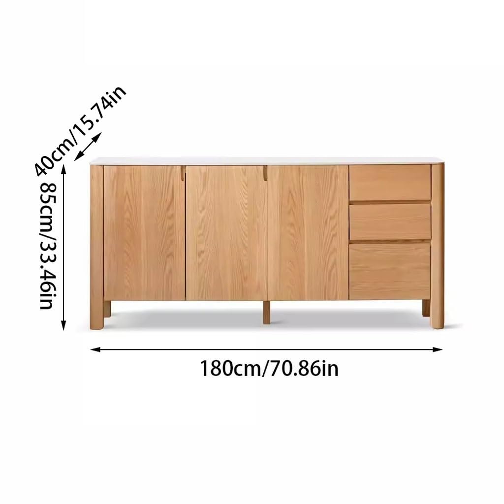 Solid Wood Sideboard Storage Cabinet