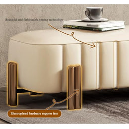 Luxury Leather Bed End Bench
