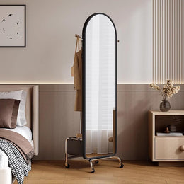 Full Length Floor Mirror with Stand