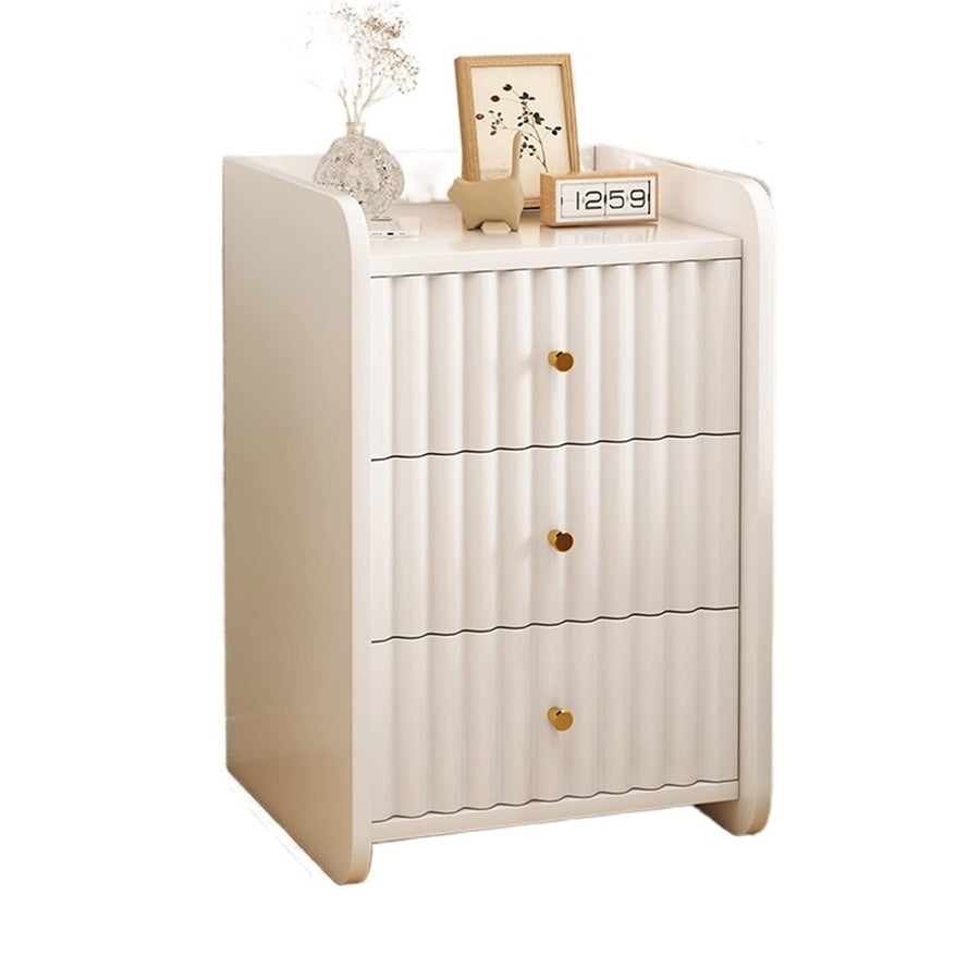 White Minimalist Nightstand