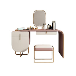 Modern Retractable Vanity Desk Set