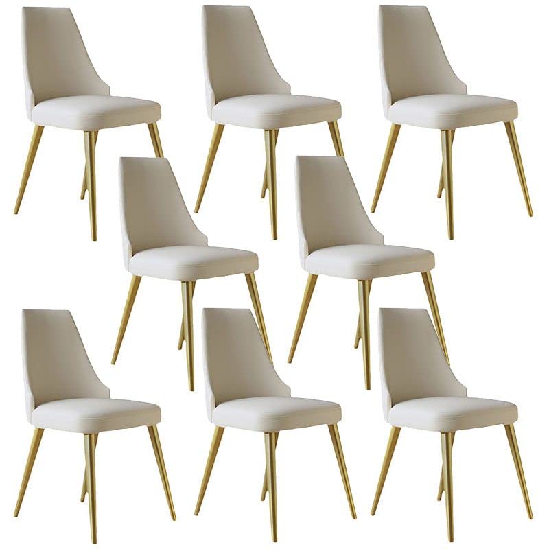 Scandinavian Leather Dining Chair