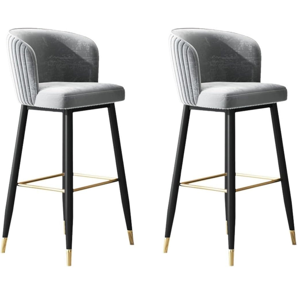 Velvet Counter Height Bar Stool
