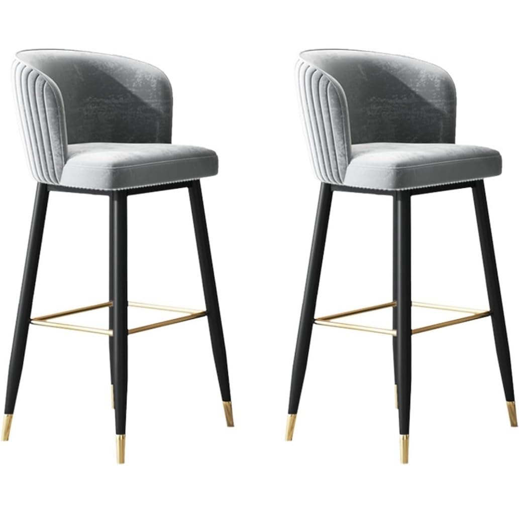 Velvet Counter Height Bar Stool
