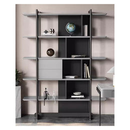 Stainless Steel Bookcase Storage Shelf