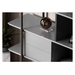Stainless Steel Bookcase Storage Shelf
