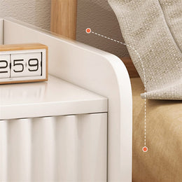 White Minimalist Nightstand