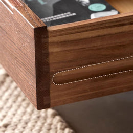 Retro Oak Bookcase Display Cabinet