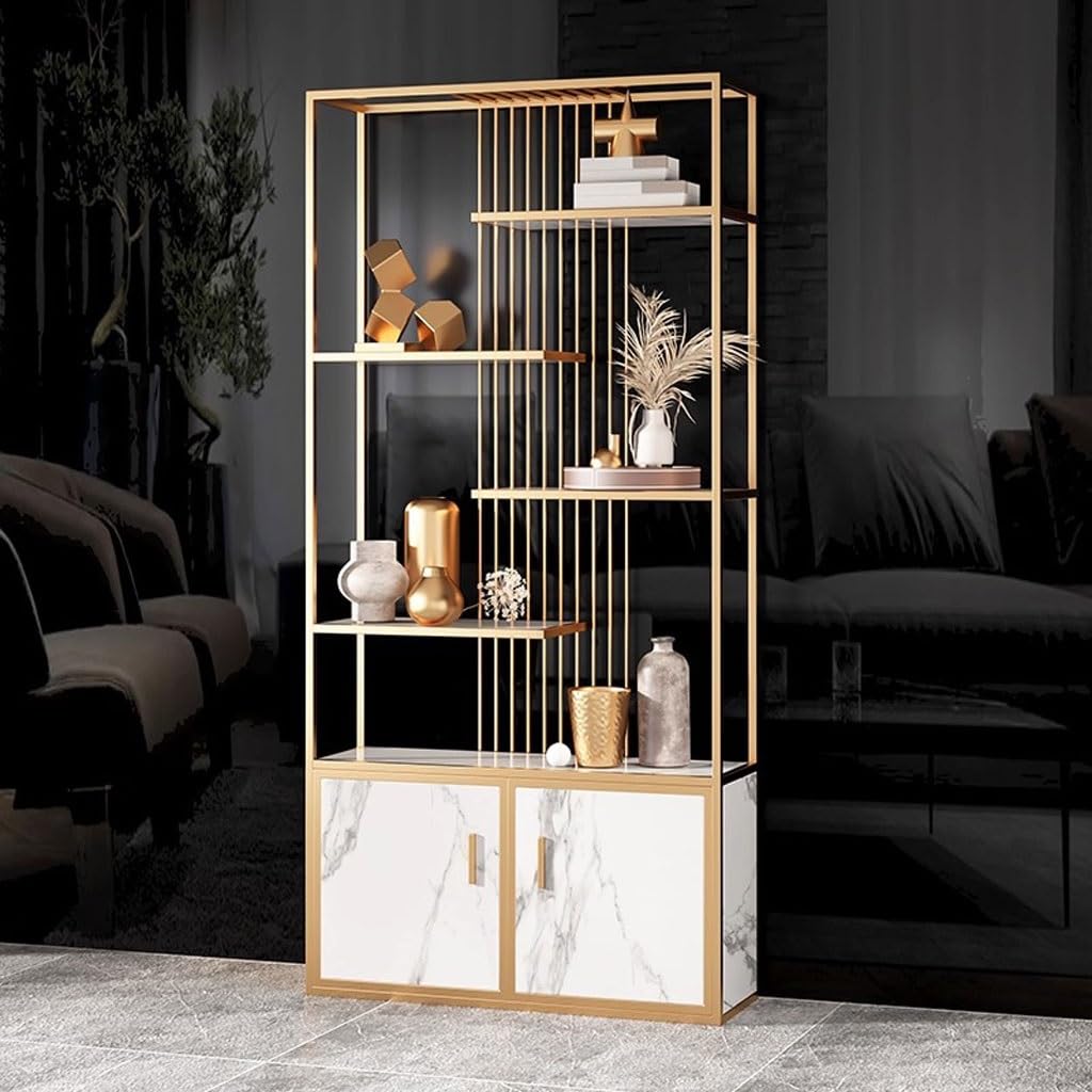 Metal Bookcase Storage Shelf