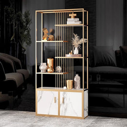 Metal Bookcase Storage Shelf