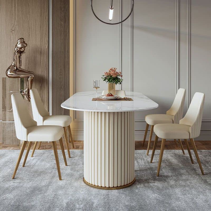 Scandinavian Leather Dining Chair