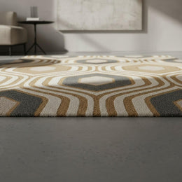Hand Tufted Geometric Area Rug
