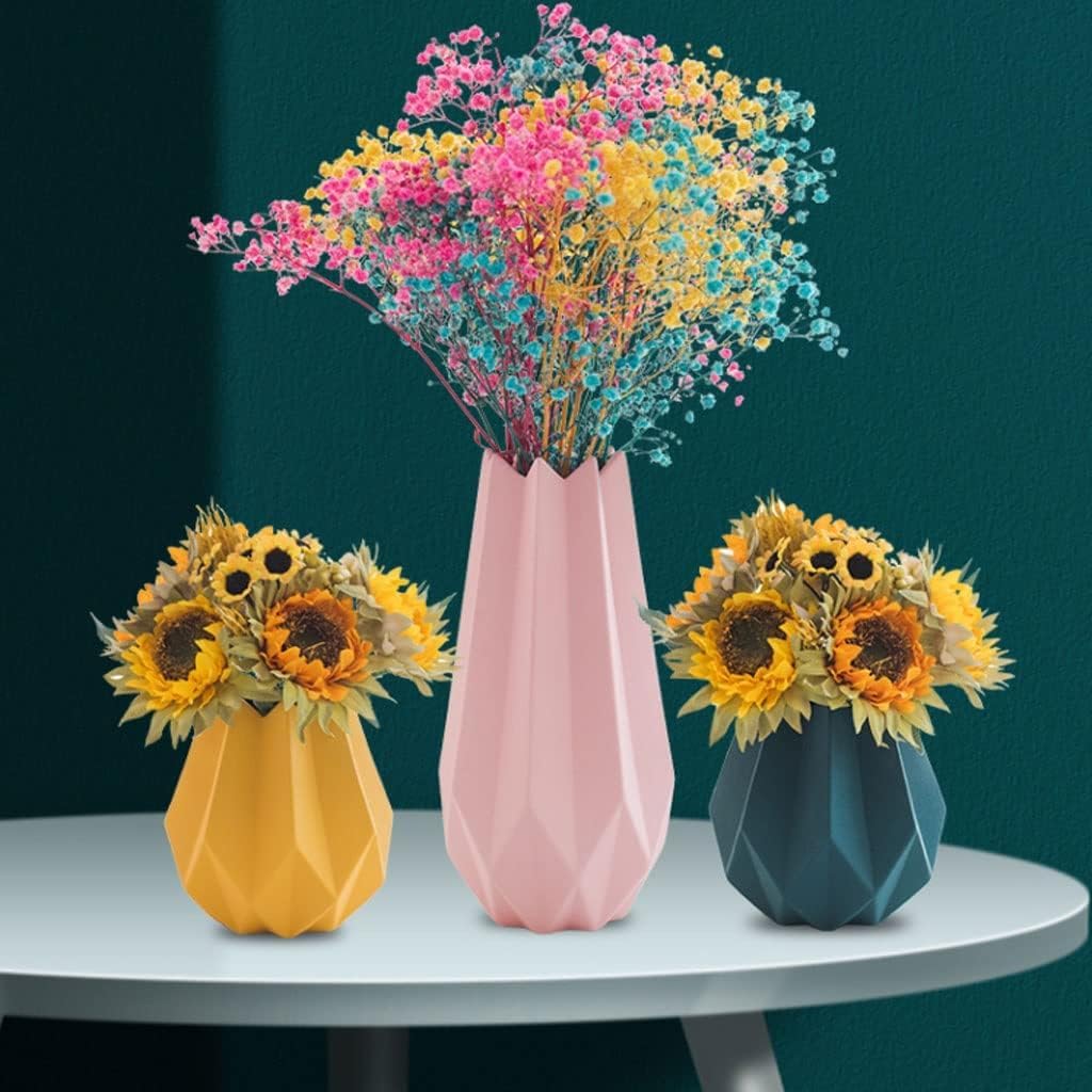 Ceramic Geometric Vase Set