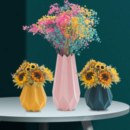 Ceramic Geometric Vase Set