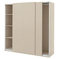 ProTuning PAX/HASVIK Wardrobe combination, grey-beige/grey-beige