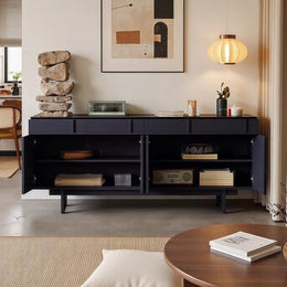 Solid Wood Buffet Sideboard Cabinet