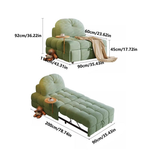 Convertible Folding Sofa Bed Chair