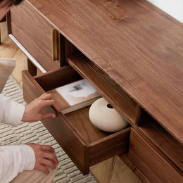 Modern TV Stand with 4 Drawers