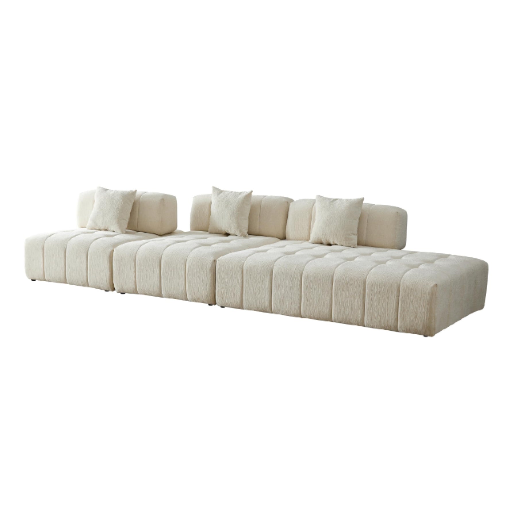 Modular Oversized Sectional Sofa with Chaise