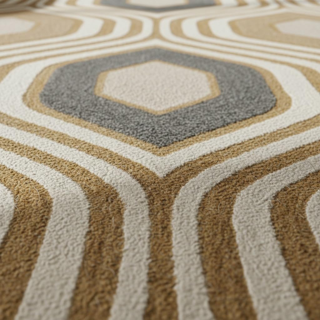 Hand Tufted Geometric Area Rug
