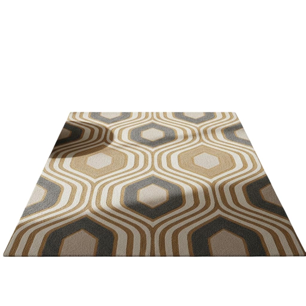 Hand Tufted Geometric Area Rug