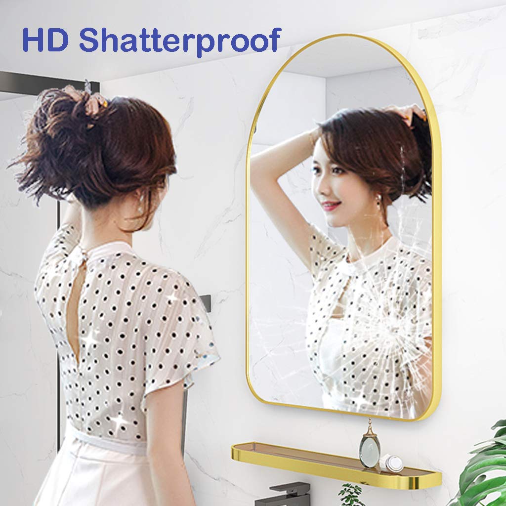 Wall Mounted Black Frame Mirror