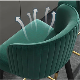 Velvet Counter Height Bar Stool
