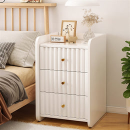 White Minimalist Nightstand