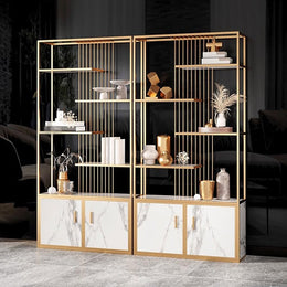 Metal Bookcase Storage Shelf