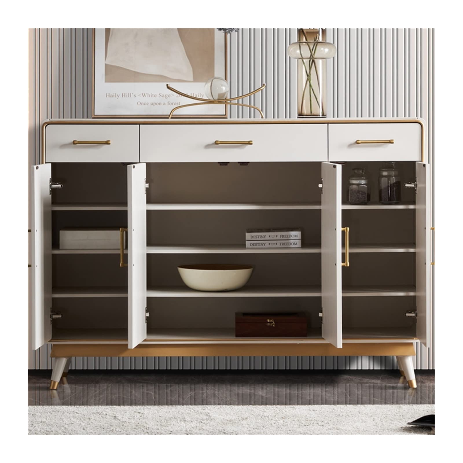 Modern Entryway Shoe Storage Cabinet