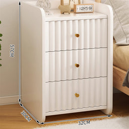White Minimalist Nightstand