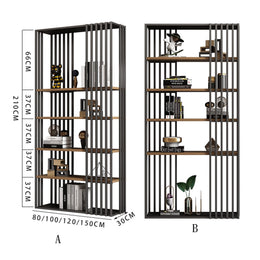Industrial Open Bookcase Storage Rack