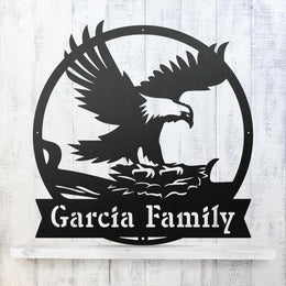 Personalized Metal Monogram Wall Art